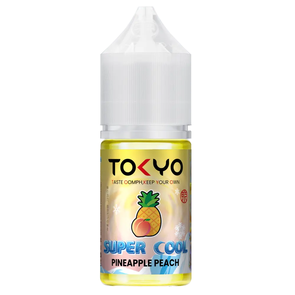 Pineapple peach Tokyo Super Cool nicsalt 30mg 50mg 60mg