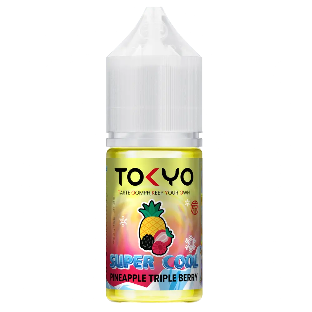 Pineapple Triple Berry 30ml Tokyo Super Cool 30mg 50mg 60mg