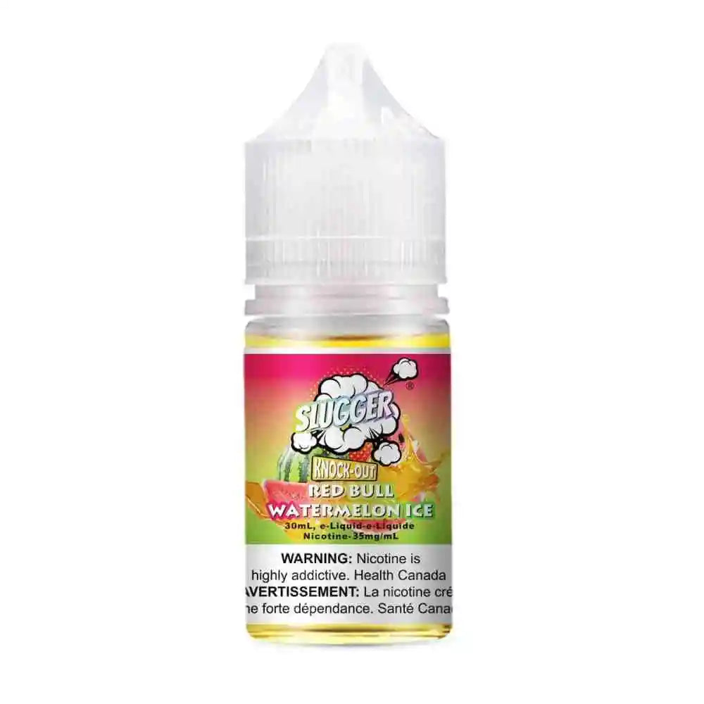 slugger knockout series salt nicotine 30ml flavors