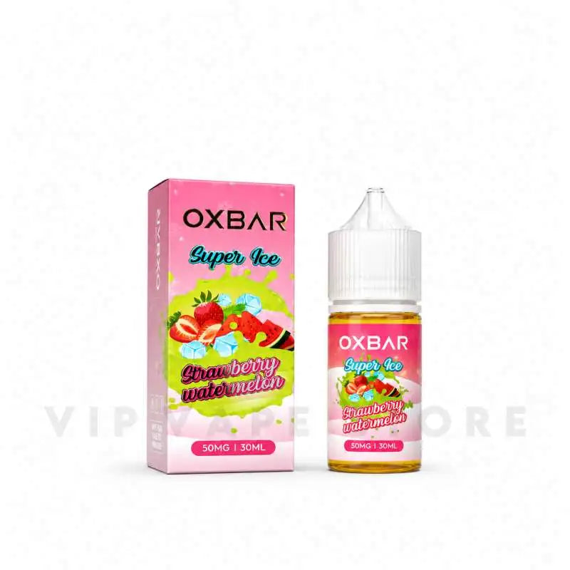 Strawberry watermelon oxbar nicsalt 30ml 35mg 55mg Enjoy sweet strawberry and juicy watermelon flavor with smooth nicotine delivery for pod systems.