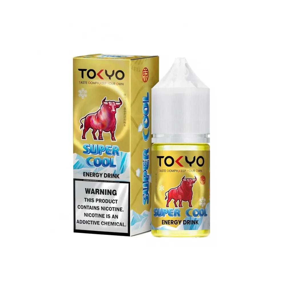 Energy drink Tokyo Super Cool 30ml nicotine salt ice flavor