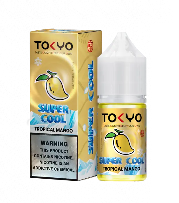 Tropical mango ice Tokyo Super Cool flavor best price in Pakistan 30mg 50mg 60mg