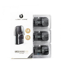 Lost Vape Ursa Nano cartridge pod 2.5ml&nbsp;lost VAPE Ursa Nano Cartridges had been designed for kits Ursa Nano et Ursa Baby. They have an amazing shelf existence and provide you an extraordinary taste.