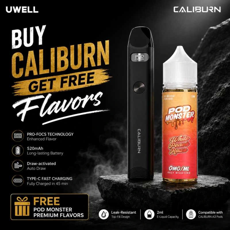 Buy Uwell caliburn A3 pod system vape kit online in Pakistan