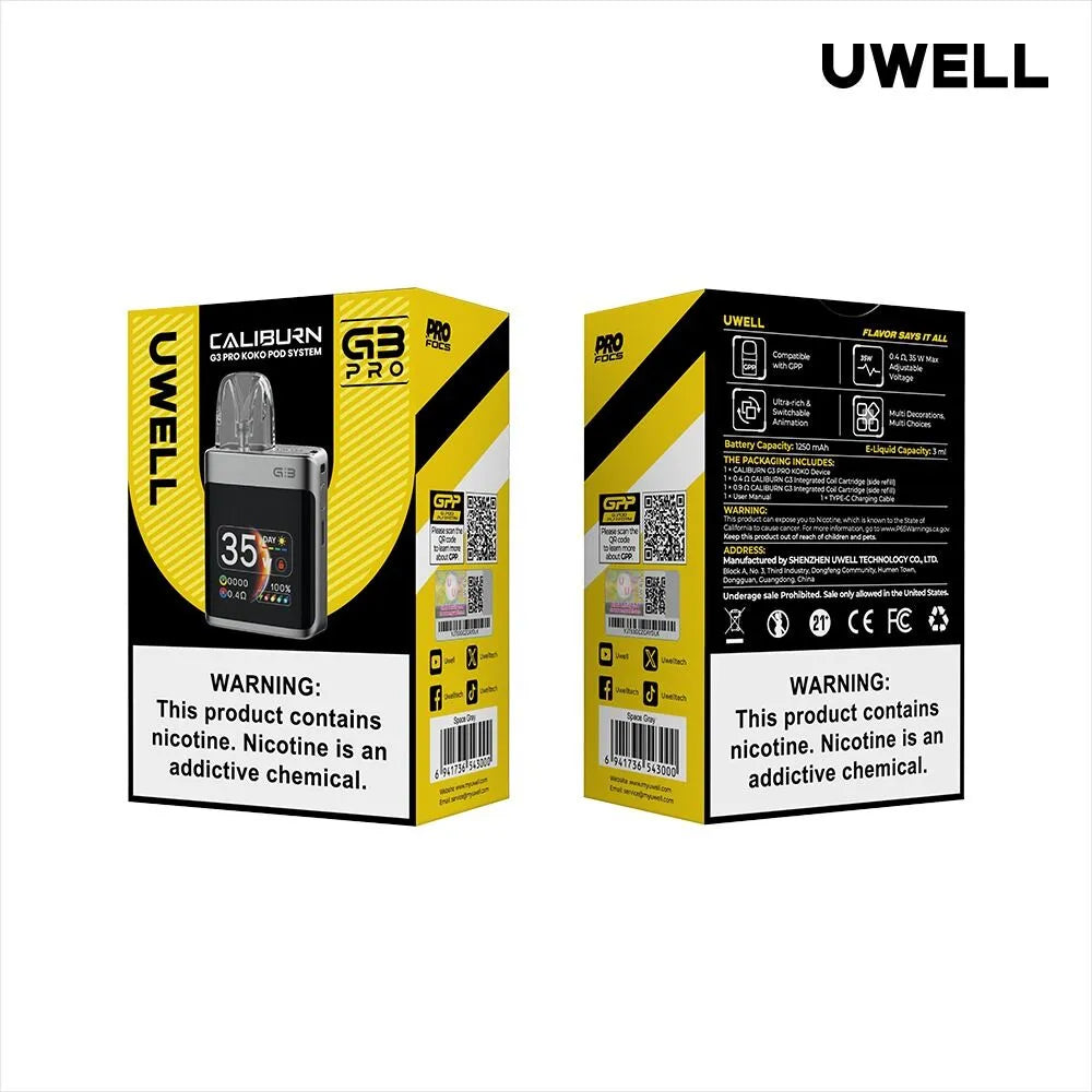 Uwell caliburn koko G3 pro 35w max Vape store Uwell caliburn koko G3 pro 35w max Vape store