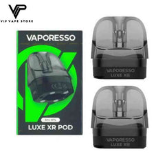 Vaporesso Luxe XR replacement cartridge&nbsp;or empty pods have 2 variants first is for RDL which is for lower ohms of coil and higher vapour production as per box 0.6 &amp; 0.4 ohms recommended, the second is for MTL which supports higher ohms &amp; lower&nbsp;vapor&nbsp;production best recommended for salt nicotine flavors &amp; 0.8 – 1.2 ohms coil is best as per box. Both type of cartridges compatible with GTX coils and can be use with all type of&nbsp;Luxe x devices