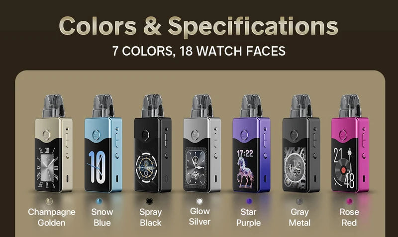 Voopoo Vinci E120 pod mod colors specs and features