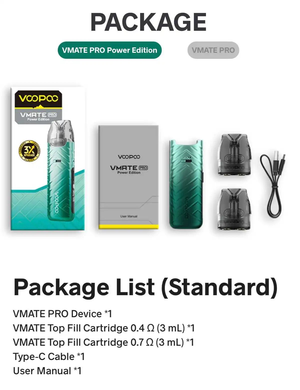 vmate power pro box includes