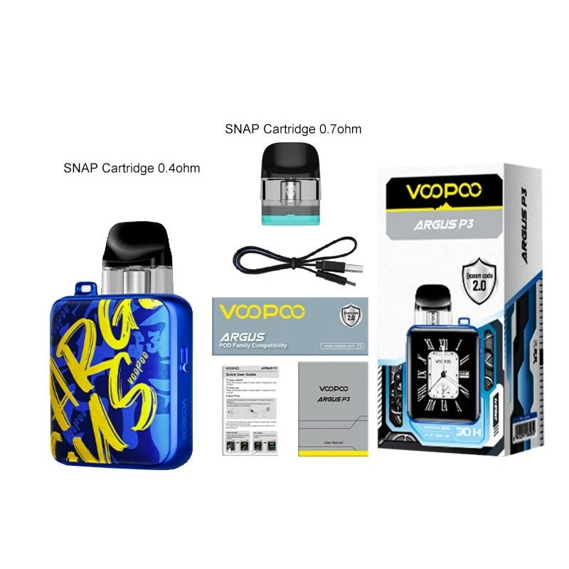 Package list, What is inside box of Argus P3 vape