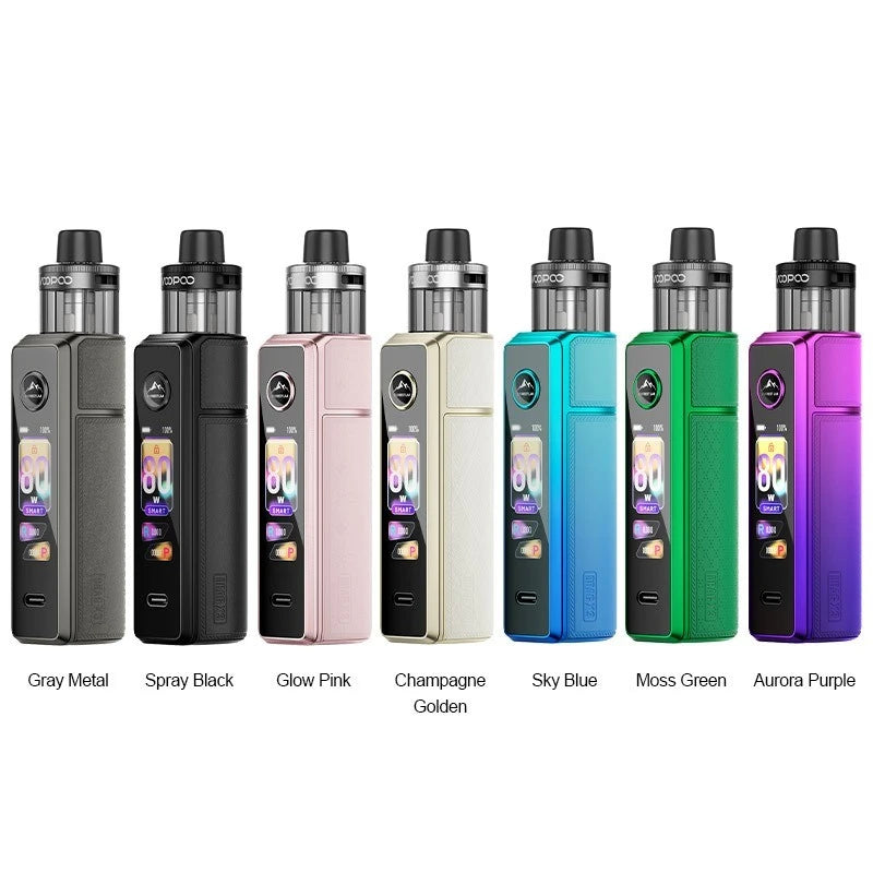 Colors of Voopoo Drag X3 pod mod kit