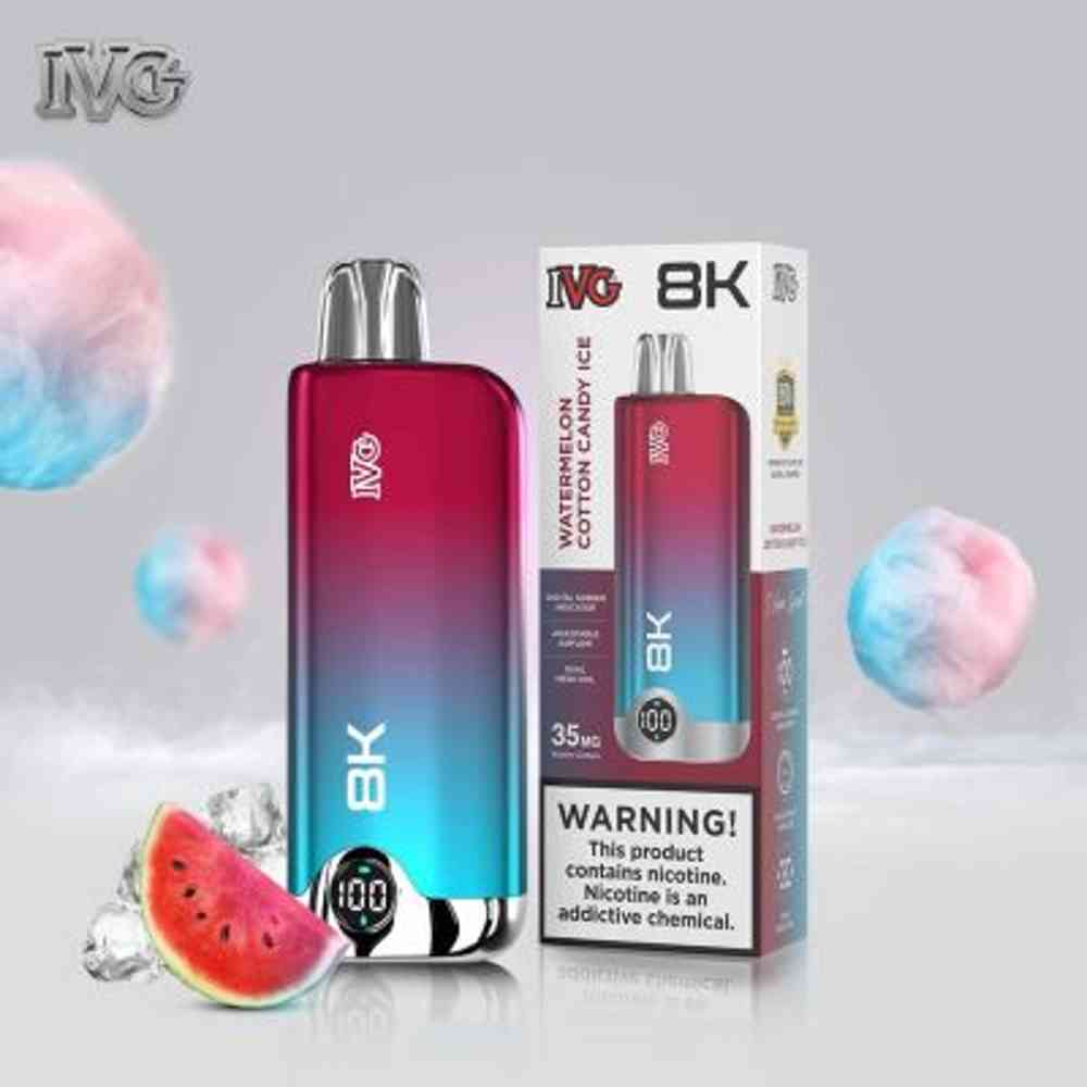 IVG Disposable 8000 Puffs by I vape great UK is a revolutionary disposable vape device that offers a hassle free and convenient puff. With its massive 8000 puffs capacity, advanced mesh coil technology, and a range of mouth-watering flavors, this device is perfect for vapers of all levels. The compact and lightweight design makes it easy to carry and use on-the-go, while the disposable design eliminates the need for refill.